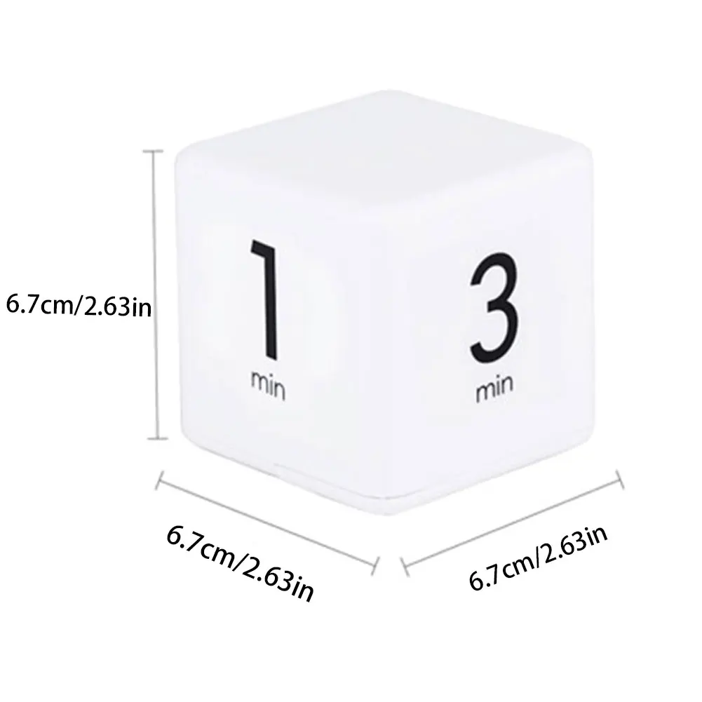 Gravity Cube Timer Electronic Pomodoro Timer Minutes Cube Timer Kitchen Timer Alarm Timer For Time Management 1-10 Minutes White
Gravity Cube Timer Electronic Pomodoro Timer Minutes Cube Timer Kitchen Timer Alarm Timer For Time Management 1-10 Minutes White