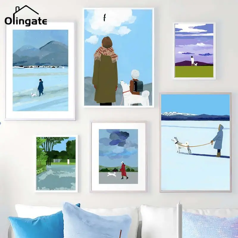 Retro Farmland Snow Countryside Sun Sky Wall Art Canvas Painting Nordic Posters and Prints Wall Pictures for Living Room Decor
Retro Farmland Snow Countryside Sun Sky Wall Art Canvas Painting Nordic Posters and Prints Wall Pictures for Living Room Decor