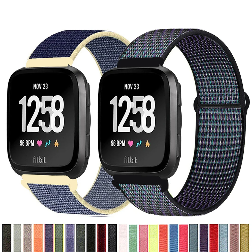 Nylon Strap for fitbit Libe band Smart nylon watch bracelet Watchband Sports Loop Bracelet Fitbit Versa 2 band Accessories
Nylon Strap for fitbit Libe band Smart nylon watch bracelet Watchband Sports Loop Bracelet Fitbit Versa 2 band Accessories