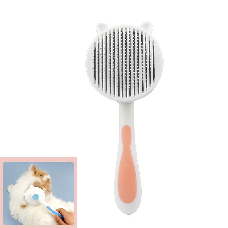 Pet Hair Remover Brush Self Cleaning Undercoat Tangled Massages Particle Improves Circulation Cat Detangler Fur Comb for Cats
Pet Hair Remover Brush Self Cleaning Undercoat Tangled Massages Particle Improves Circulation Cat Detangler Fur Comb for Cats