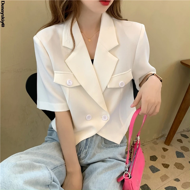 Short Sleeve Thin Small Suit Jacket Female Summer Korean Fashion Style Casual Short Suit Jacket Professional Suit
Short Sleeve Thin Small Suit Jacket Female Summer Korean Fashion Style Casual Short Suit Jacket Professional Suit