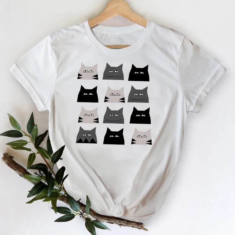 T-shirts for Women 2021 Cat Face Funny Cartoon Girl Printing 90s Spring Summer Top Lady Print Graphic Tshirt Female Tee T-Shirt
T-shirts for Women 2021 Cat Face Funny Cartoon Girl Printing 90s Spring Summer Top Lady Print Graphic Tshirt Female Tee T-Shirt