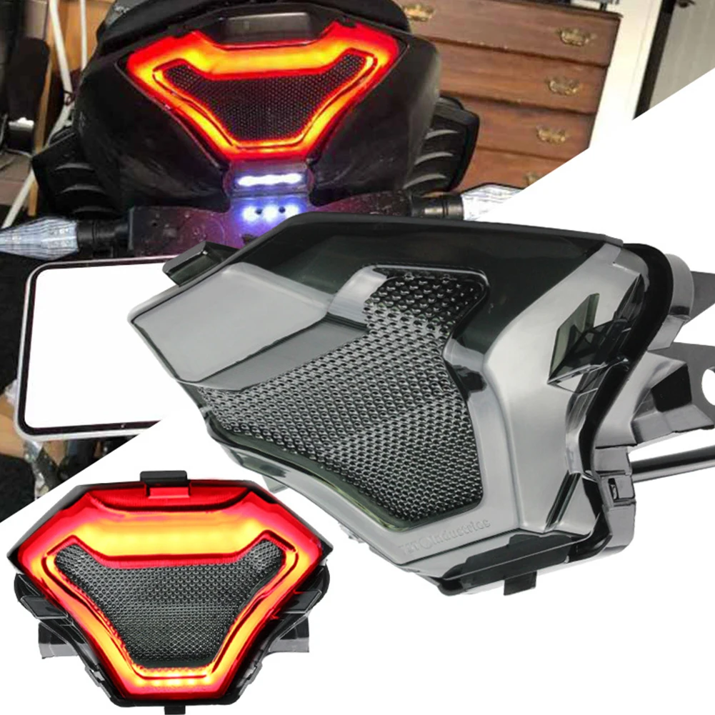 New Motorcycle Warning Brake Light Tail Lamp with LED Turn Signals for Yamaha YZF R3 R25 Y15ZR MT07 FZ07 LC150
New Motorcycle Warning Brake Light Tail Lamp with LED Turn Signals for Yamaha YZF R3 R25 Y15ZR MT07 FZ07 LC150