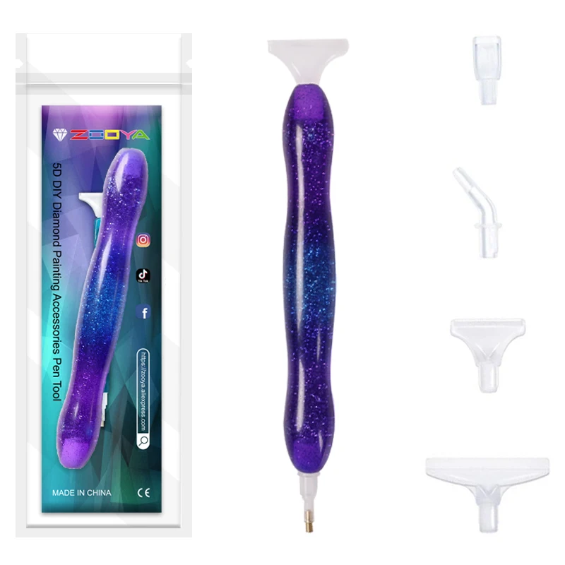 5D Resin Diamond Painting Pen Cross Stitch Embroidery Point Drill Pens Handmade Craft DIY Craft Nail Art Sewing Accessories To
5D Resin Diamond Painting Pen Cross Stitch Embroidery Point Drill Pens Handmade Craft DIY Craft Nail Art Sewing Accessories To