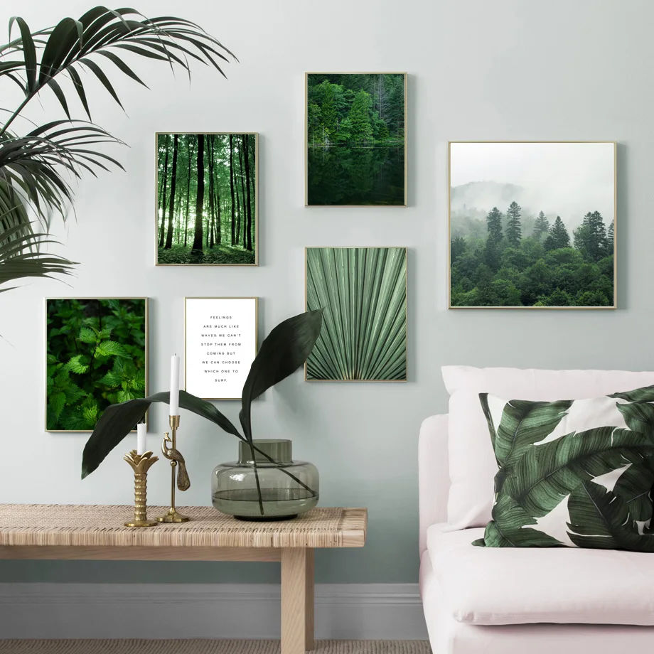 Green Leaf Forest Lake Plant Fog Wall Art Canvas Painting Nordic Posters And Prints Wall Pictures Home Decor For Living Room
Green Leaf Forest Lake Plant Fog Wall Art Canvas Painting Nordic Posters And Prints Wall Pictures Home Decor For Living Room