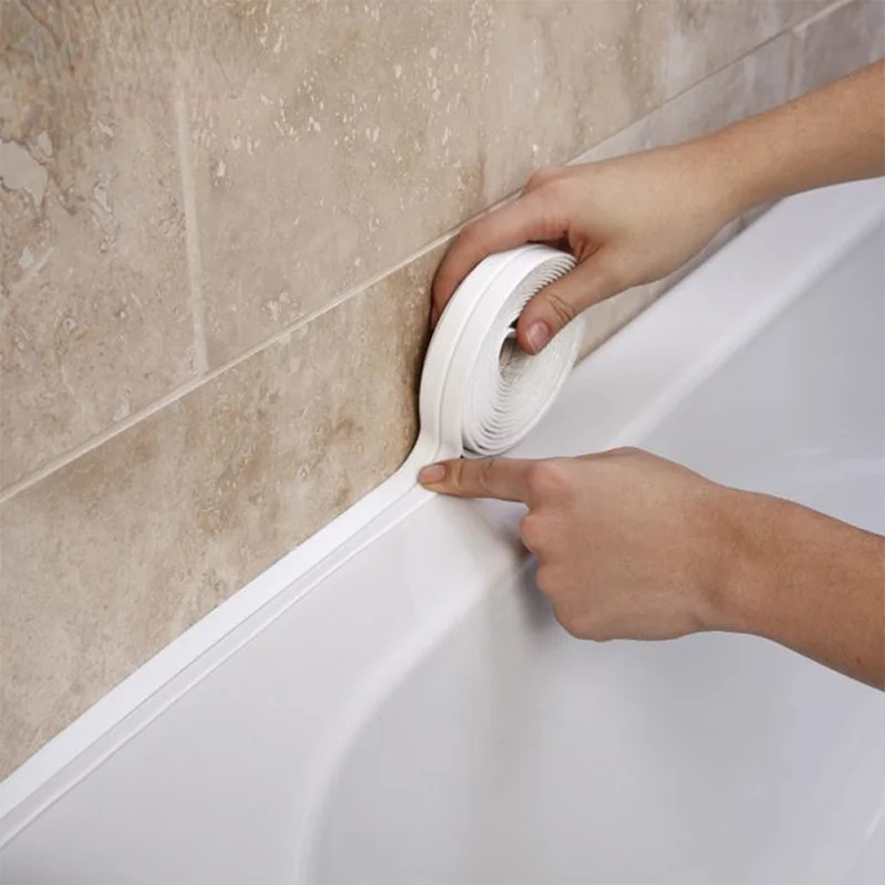 Kitchen Sink Bathroom Shower Waterproof Self adhesive Sealing Strip Tape PVC Mold Proof Wall Stickers Window Door Gap Seam Tape
Kitchen Sink Bathroom Shower Waterproof Self adhesive Sealing Strip Tape PVC Mold Proof Wall Stickers Window Door Gap Seam Tape