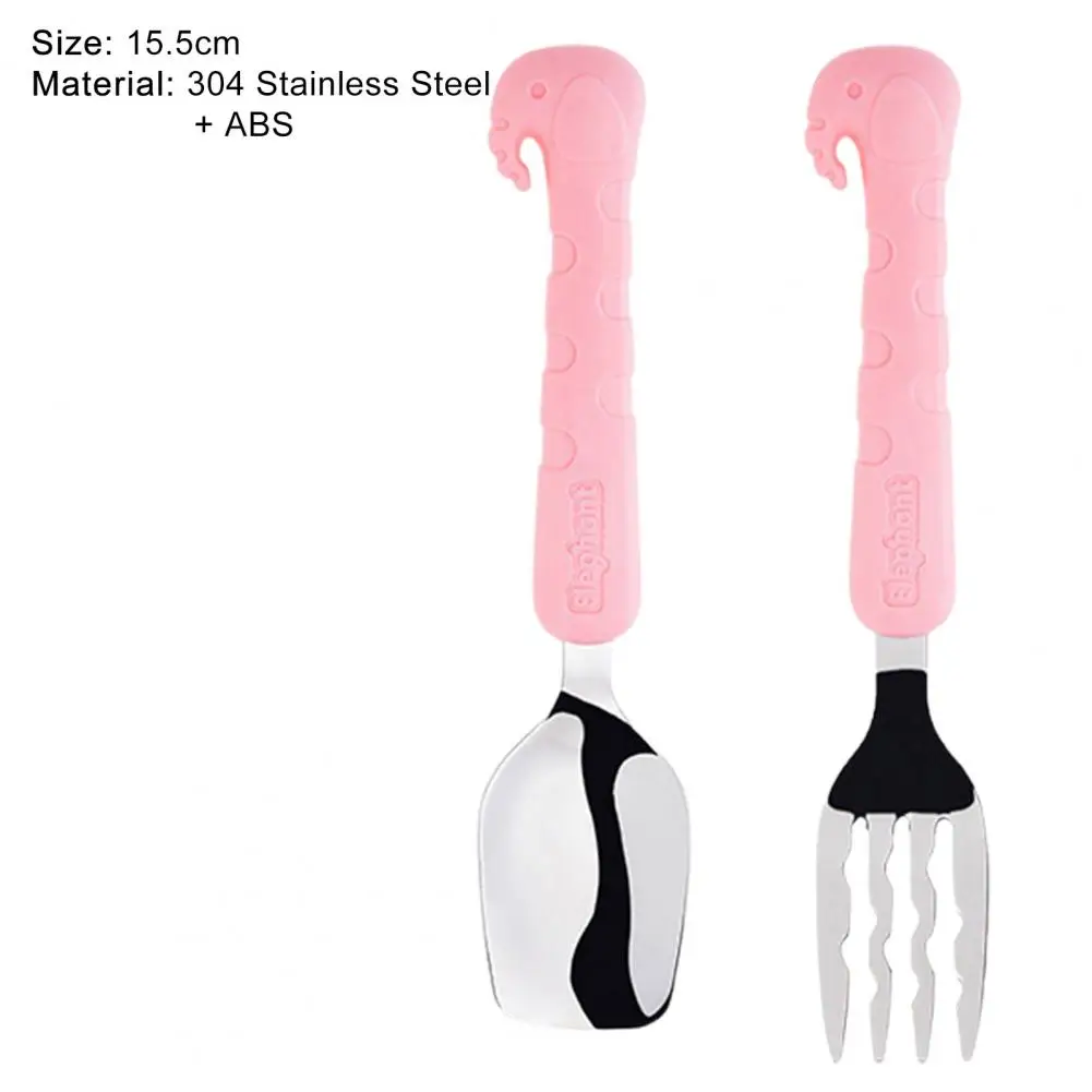 2Pcs/Set Spoon Fork Cartoon Animal Anti-scald BPA Free Kids Training Dinnerware Set for Toddler Baby Flatware Infant Utensils
2Pcs/Set Spoon Fork Cartoon Animal Anti-scald BPA Free Kids Training Dinnerware Set for Toddler Baby Flatware Infant Utensils