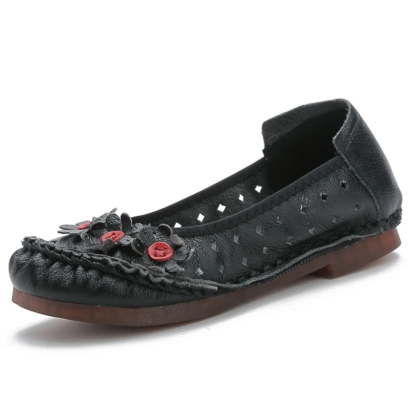 Summer new national style leather women's sandals comfortable mother's shoes soft sole bean shoes pregnant women's shoes
Summer new national style leather women's sandals comfortable mother's shoes soft sole bean shoes pregnant women's shoes