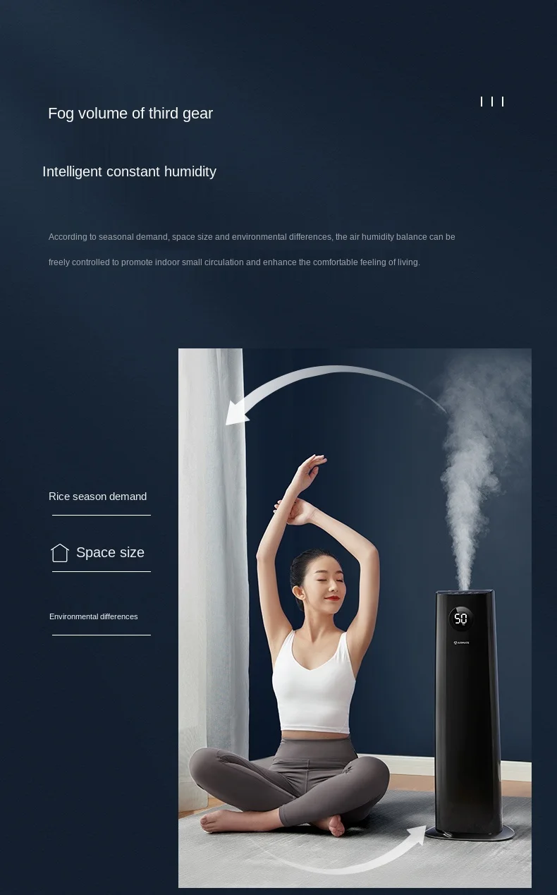 zq Humidifier Home Bedroom Heavy Fog Office Intelligence Pregnant Mom and Baby Floor Air Humidification
zq Humidifier Home Bedroom Heavy Fog Office Intelligence Pregnant Mom and Baby Floor Air Humidification