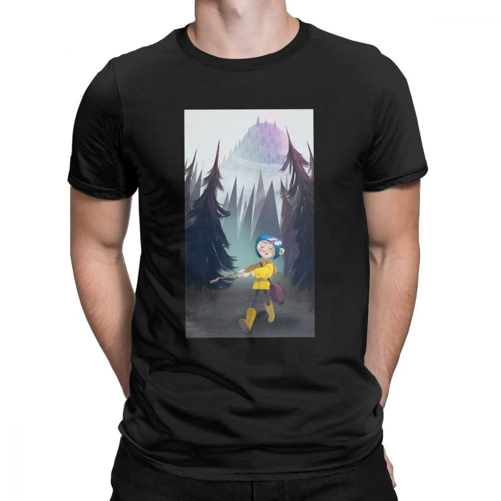 Coraline T Shirts Men Happy Halloween Girl And Tree Plus Size Tops Short Sleeve Humor T-Shirt O-Neck Cotton Tees
Coraline T Shirts Men Happy Halloween Girl And Tree Plus Size Tops Short Sleeve Humor T-Shirt O-Neck Cotton Tees