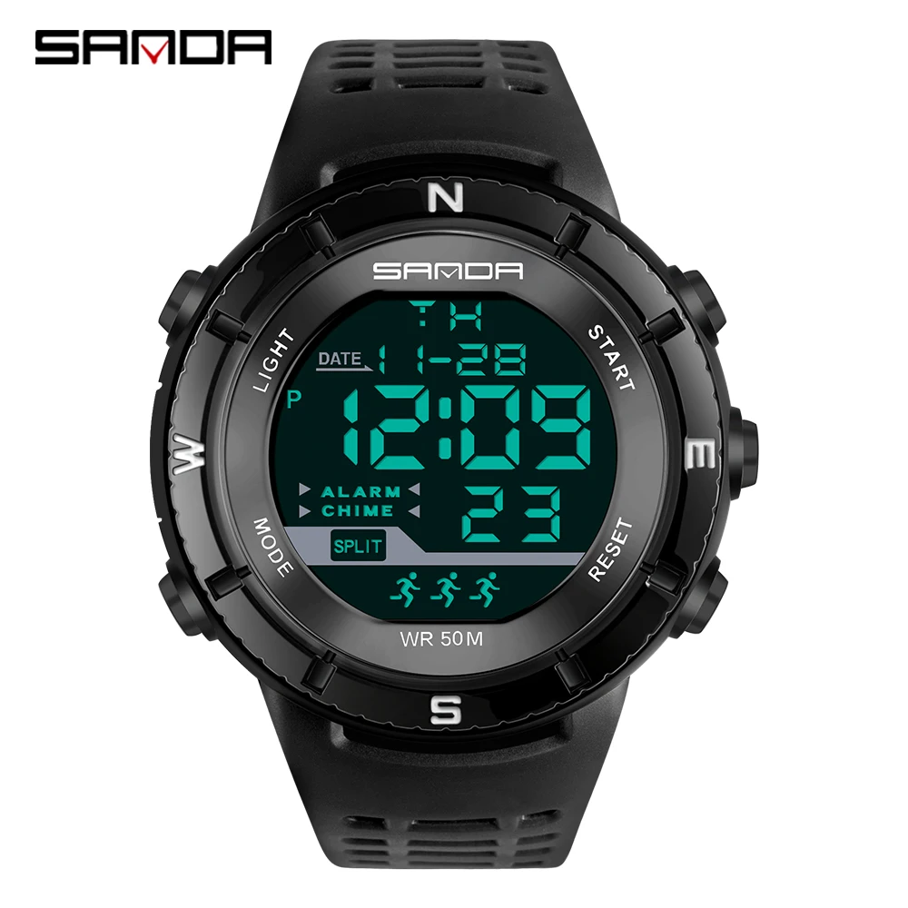 SANDA Fashion Outdoor Sport Watch Men 5Bar Waterproof Digital Watches Male Clock Multifunction Wristwatch Relogio Masculino 386
SANDA Fashion Outdoor Sport Watch Men 5Bar Waterproof Digital Watches Male Clock Multifunction Wristwatch Relogio Masculino 386