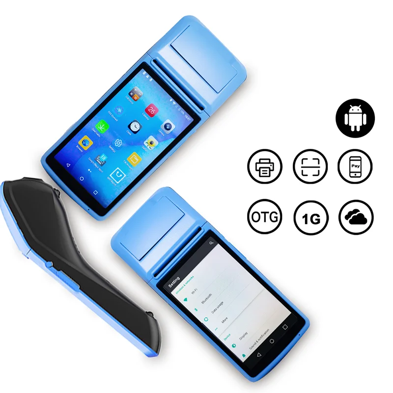 M1 All in One Ticket Handheld Terminal POS Machine with 58mm Dia Paper Handheld Printer
M1 All in One Ticket Handheld Terminal POS Machine with 58mm Dia Paper Handheld Printer