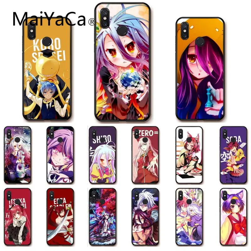 Maiyaca Аниме игра нет жизни чехол для телефона Xiaomi mi5 6 A1 A2 Lite Mi9 9SE mi8lite 8explorer Pocophone