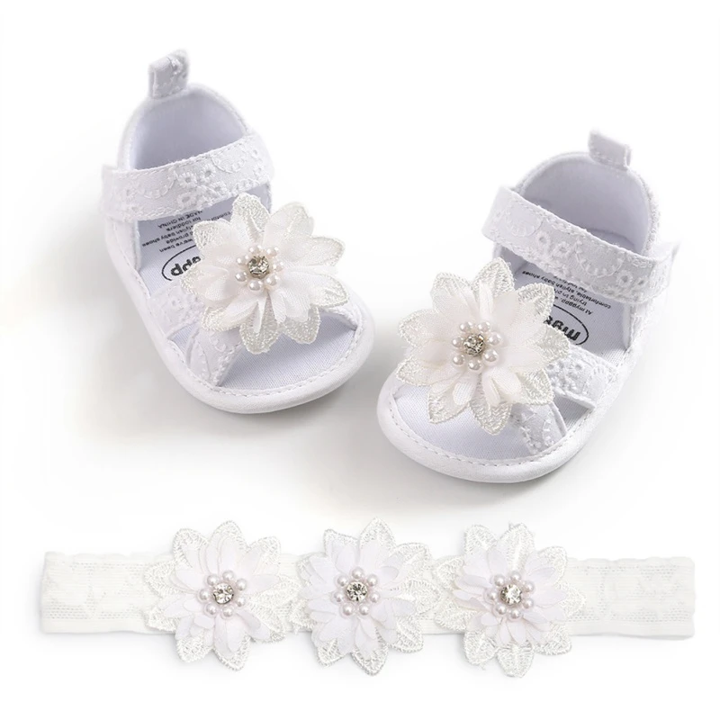 

Fashion Autumn Baby Girls Breathable Anti-Slip Sandals Butterfly-knot Pattern Sandals Toddler Soft Soled First Walkers 0-18M