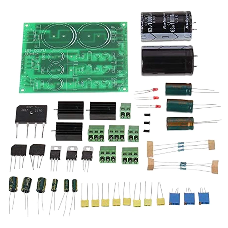Power Amplifier Dual Power, Adjustable Filtering Power Supply Module LM317 LM337 Voltage Regulator Module DIY Kit
Power Amplifier Dual Power, Adjustable Filtering Power Supply Module LM317 LM337 Voltage Regulator Module DIY Kit