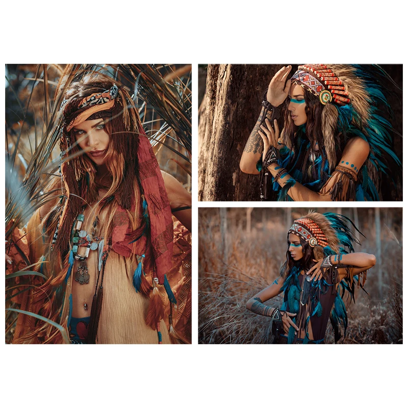 Wild Indian Native Woman Boho Nature Canvas Posters Wall Art Minimalist Print Painting Nordic Decorative Picture For Living Room
Wild Indian Native Woman Boho Nature Canvas Posters Wall Art Minimalist Print Painting Nordic Decorative Picture For Living Room