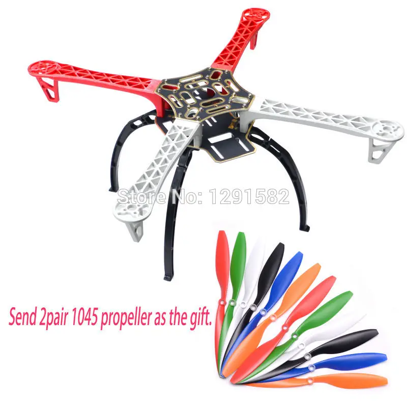 F450 рама PCB с черной шасси занос + 1045 Пропеллер для F550 SK480 FPV|1045 propeller|f450 framelanding gear |