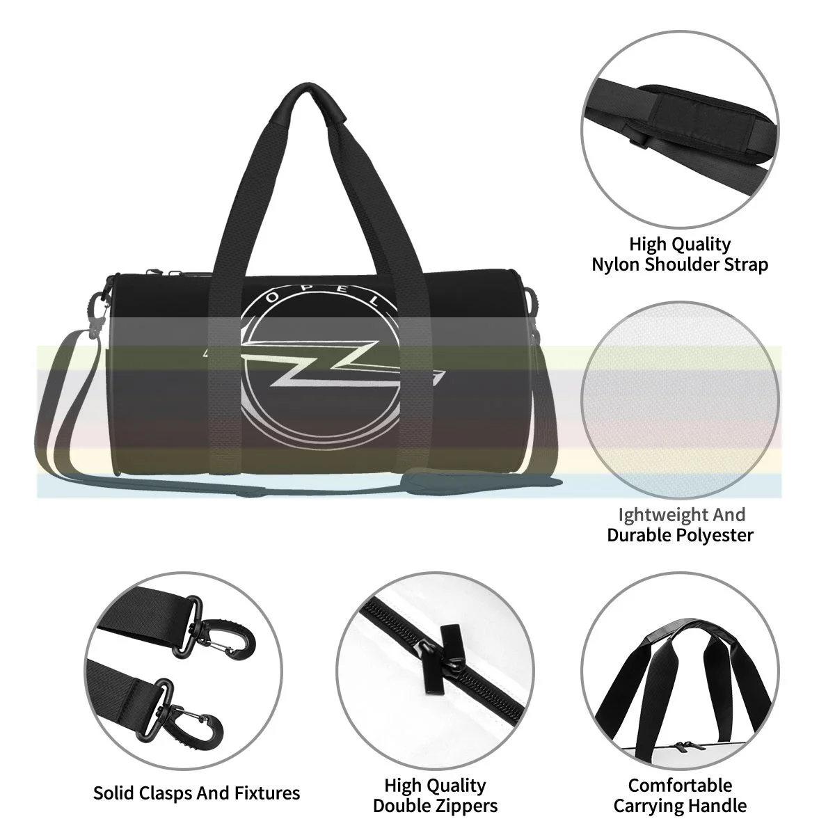 MENHERREN OPEL LOGO universal travel sports fitness shoulder bag. Nylon portable outdoor sports bag. Dry and wet separation bag
MENHERREN OPEL LOGO universal travel sports fitness shoulder bag. Nylon portable outdoor sports bag. Dry and wet separation bag