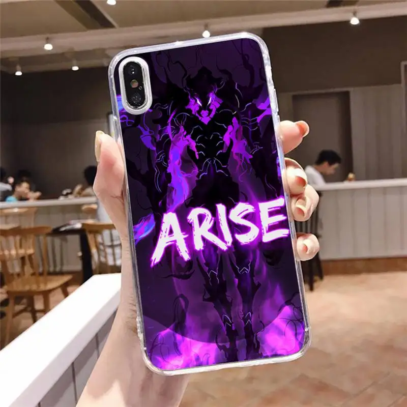 Solo leveling Phone Case Transparent soft For iphone 5 5s 5c se 6 6s 7 8 11 12 plus mini x xs xr pro max
Solo leveling Phone Case Transparent soft For iphone 5 5s 5c se 6 6s 7 8 11 12 plus mini x xs xr pro max