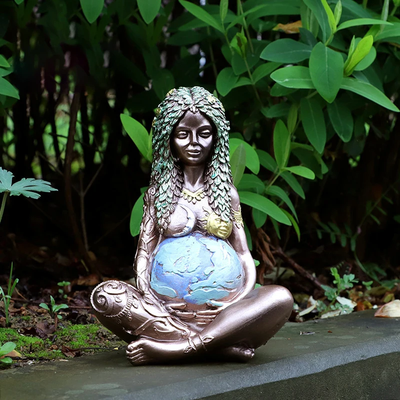 Mother Earth Goddess Statue Resin Art Painted Figurine Home Decoration Living Room Garden Ornaments Mother's Day Gift
Mother Earth Goddess Statue Resin Art Painted Figurine Home Decoration Living Room Garden Ornaments Mother's Day Gift