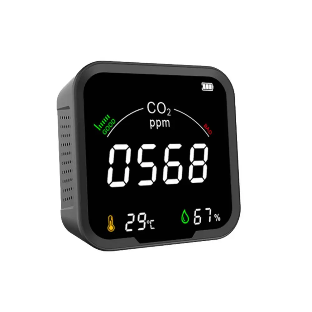 Air Quality Monitor Carbon Dioxide Detector Temperature And Relative Humidity Carbon Dioxide Detector With Premium Sensor And
Air Quality Monitor Carbon Dioxide Detector Temperature And Relative Humidity Carbon Dioxide Detector With Premium Sensor And