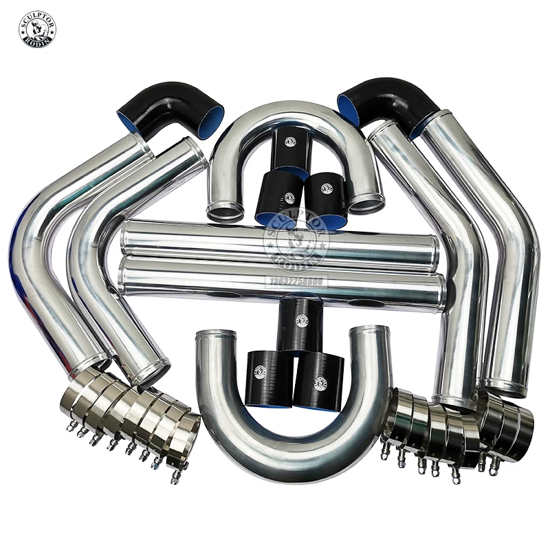 2.0 2.25 2.5 2.75 3.0" INCH 51 57 63 70 76mm UNIVERSAL 2MM THICKNESS ALUMINUM INTERCOOLER TURBO PIPE PIPING KIT
2.0 2.25 2.5 2.75 3.0" INCH 51 57 63 70 76mm UNIVERSAL 2MM THICKNESS ALUMINUM INTERCOOLER TURBO PIPE PIPING KIT