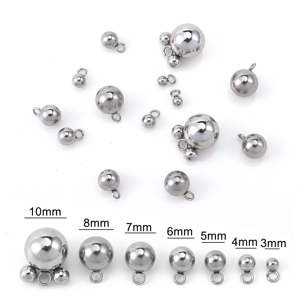 3 4 5 6 7 8 10mm Stainless Steel Seed Beads for Bracelet Necklace Charm Loose Spacer Beads DIY Jewelry Making Findings Wholesale
3 4 5 6 7 8 10mm Stainless Steel Seed Beads for Bracelet Necklace Charm Loose Spacer Beads DIY Jewelry Making Findings Wholesale