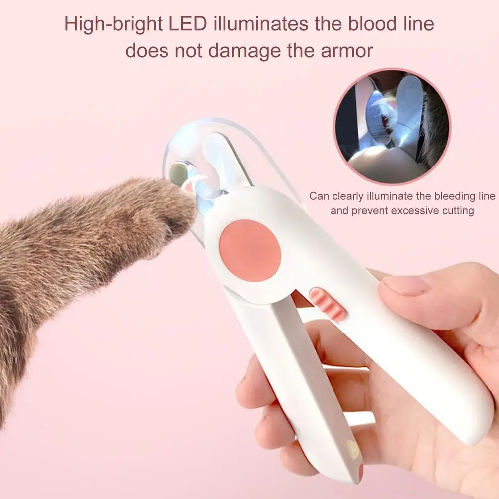 Cat Nail Clipper Pet Cutter LED Light Grooming Scissors Nails Claw Trimmer Small Puppy Nail Clippers Pet Claw Nail Supplies
Cat Nail Clipper Pet Cutter LED Light Grooming Scissors Nails Claw Trimmer Small Puppy Nail Clippers Pet Claw Nail Supplies