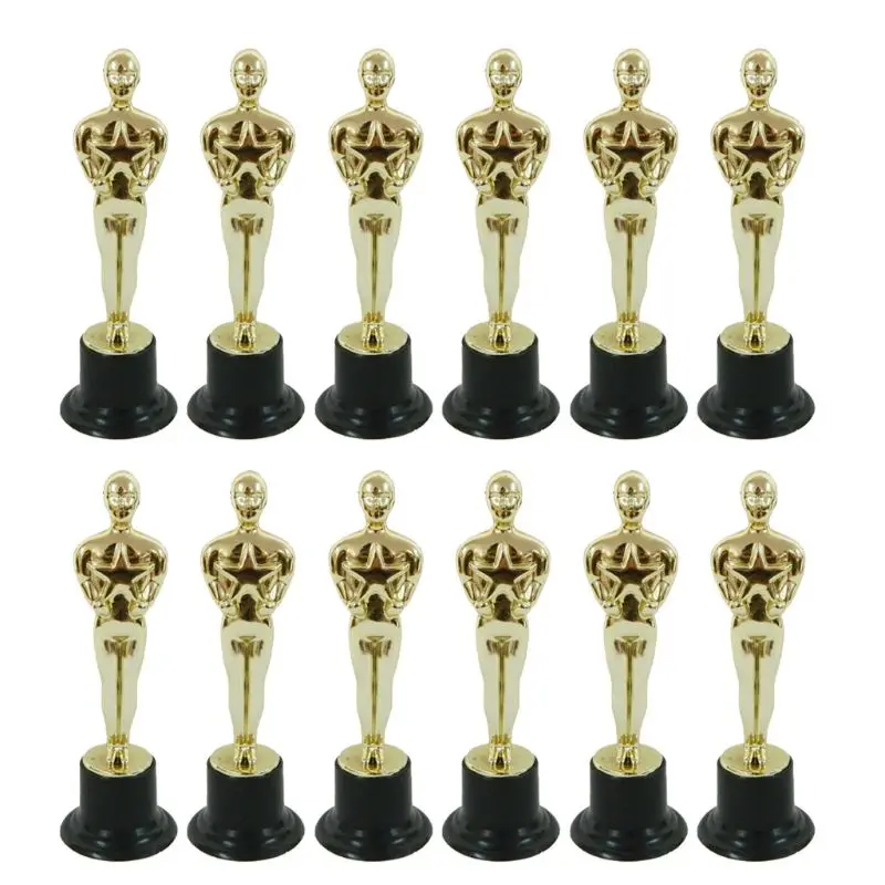 12Pcs Oscar Statuette Mold Reward the Winners Magnificent Trophies in Ceremonies BX0D
12Pcs Oscar Statuette Mold Reward the Winners Magnificent Trophies in Ceremonies BX0D