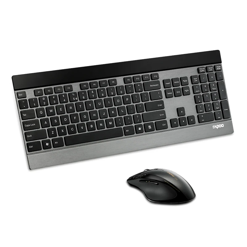 Original Rapoo 8900P 5G 4.0mm Ultra-Thin Intelligent Wireless Keyboard and Laser Mouse 2-in-1 Combo - IF Design Award Winner
Original Rapoo 8900P 5G 4.0mm Ultra-Thin Intelligent Wireless Keyboard and Laser Mouse 2-in-1 Combo - IF Design Award Winner