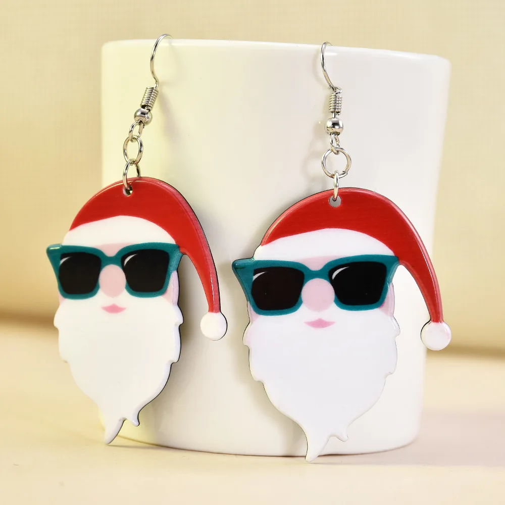 European and American New Cute Cartoon Santa Claus Earrings Fashion Creative Christmas Series Earrings
European and American New Cute Cartoon Santa Claus Earrings Fashion Creative Christmas Series Earrings