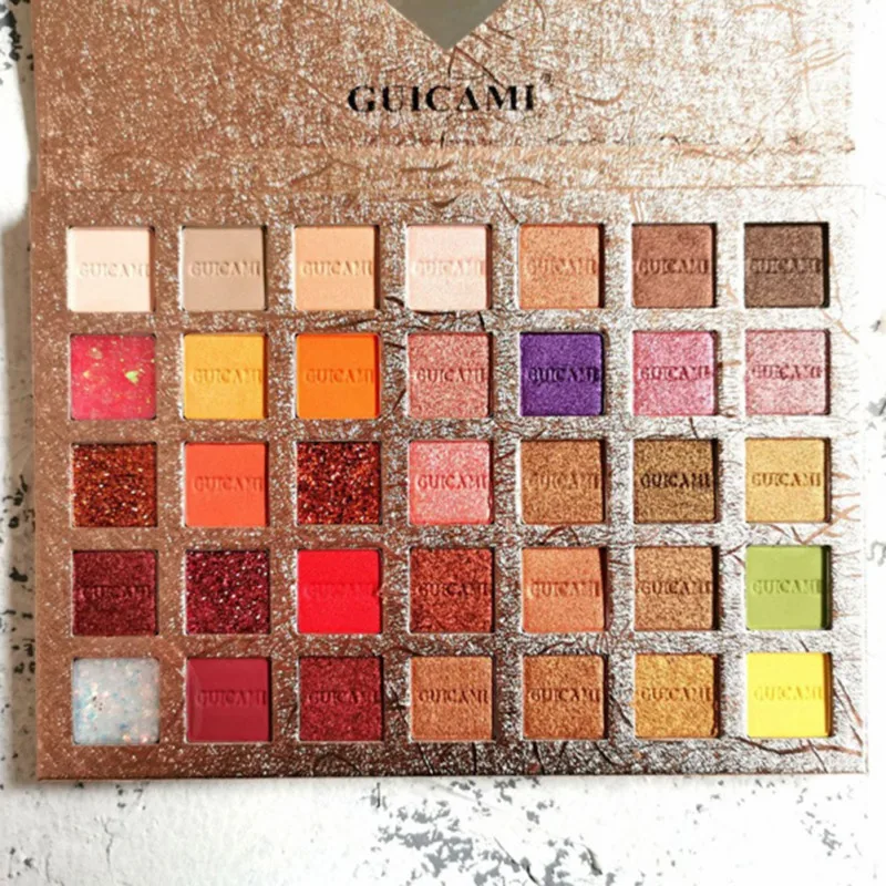 35-color Eyeshadow Palette Powder Pallete Long-lasting Colorfast Waterproof Smudge-proof Glitter Shimmer Matte Eye Shadow Makeup
35-color Eyeshadow Palette Powder Pallete Long-lasting Colorfast Waterproof Smudge-proof Glitter Shimmer Matte Eye Shadow Makeup