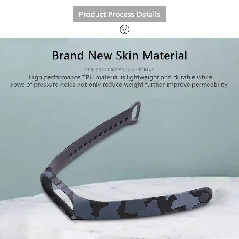 Camouflage Silicone Bracelet For Xiaomi Mi Band 5 wrist strap Wristband Watch Band Soft Replacement Strap Smart Accessories
Camouflage Silicone Bracelet For Xiaomi Mi Band 5 wrist strap Wristband Watch Band Soft Replacement Strap Smart Accessories