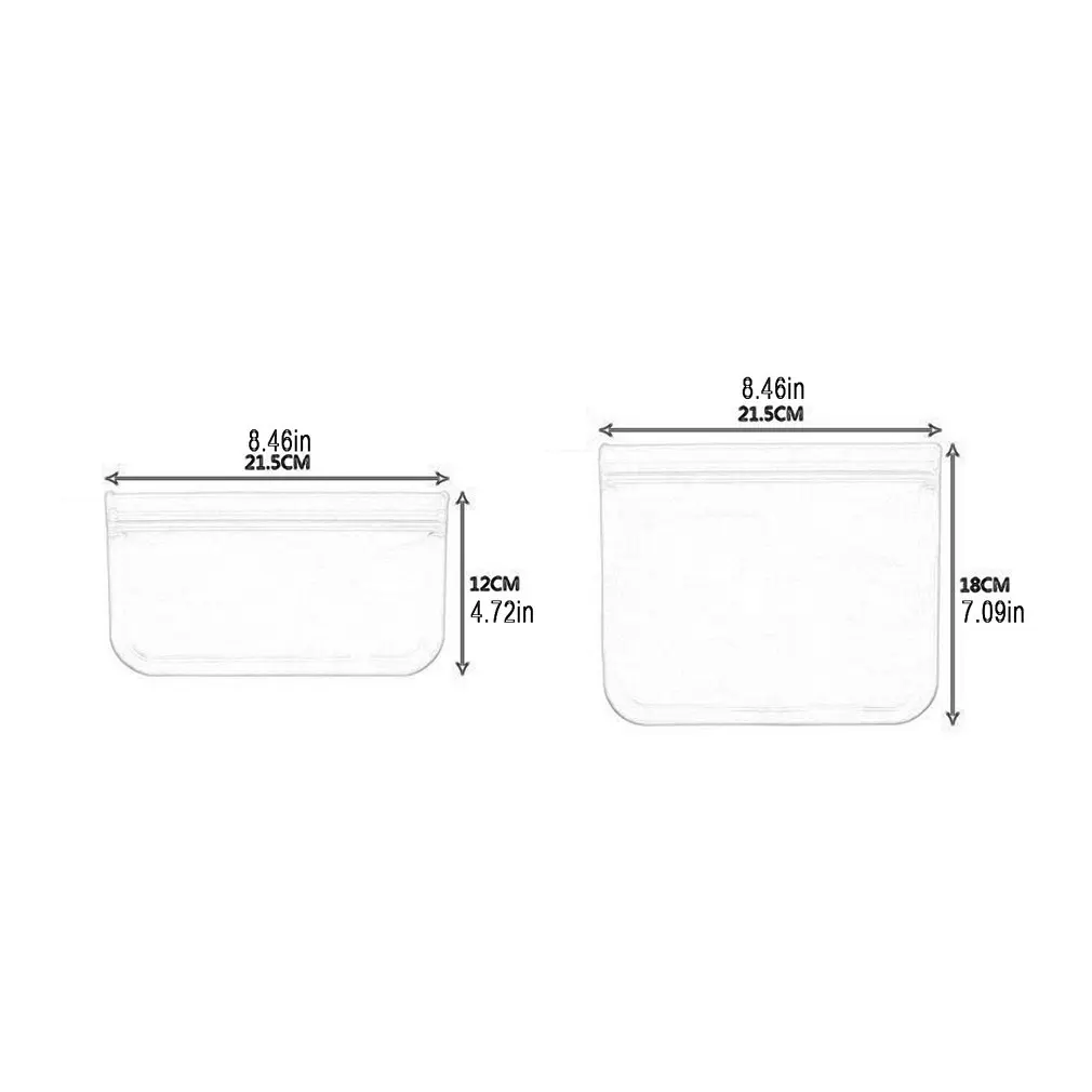 12 pcs/set Self-sealing food preservation bag PEVA Refrigerator sealed freezer bag Durable Pet food Liquid food
12 pcs/set Self-sealing food preservation bag PEVA Refrigerator sealed freezer bag Durable Pet food Liquid food