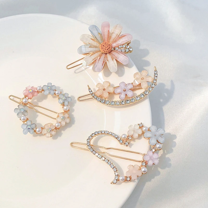 H:HYDE 1 PC For Women Hair Accessories Forest Hair Clips Heart Moon Round Shape Hairpins Girls Floral Barrettes Side Clip
H:HYDE 1 PC For Women Hair Accessories Forest Hair Clips Heart Moon Round Shape Hairpins Girls Floral Barrettes Side Clip