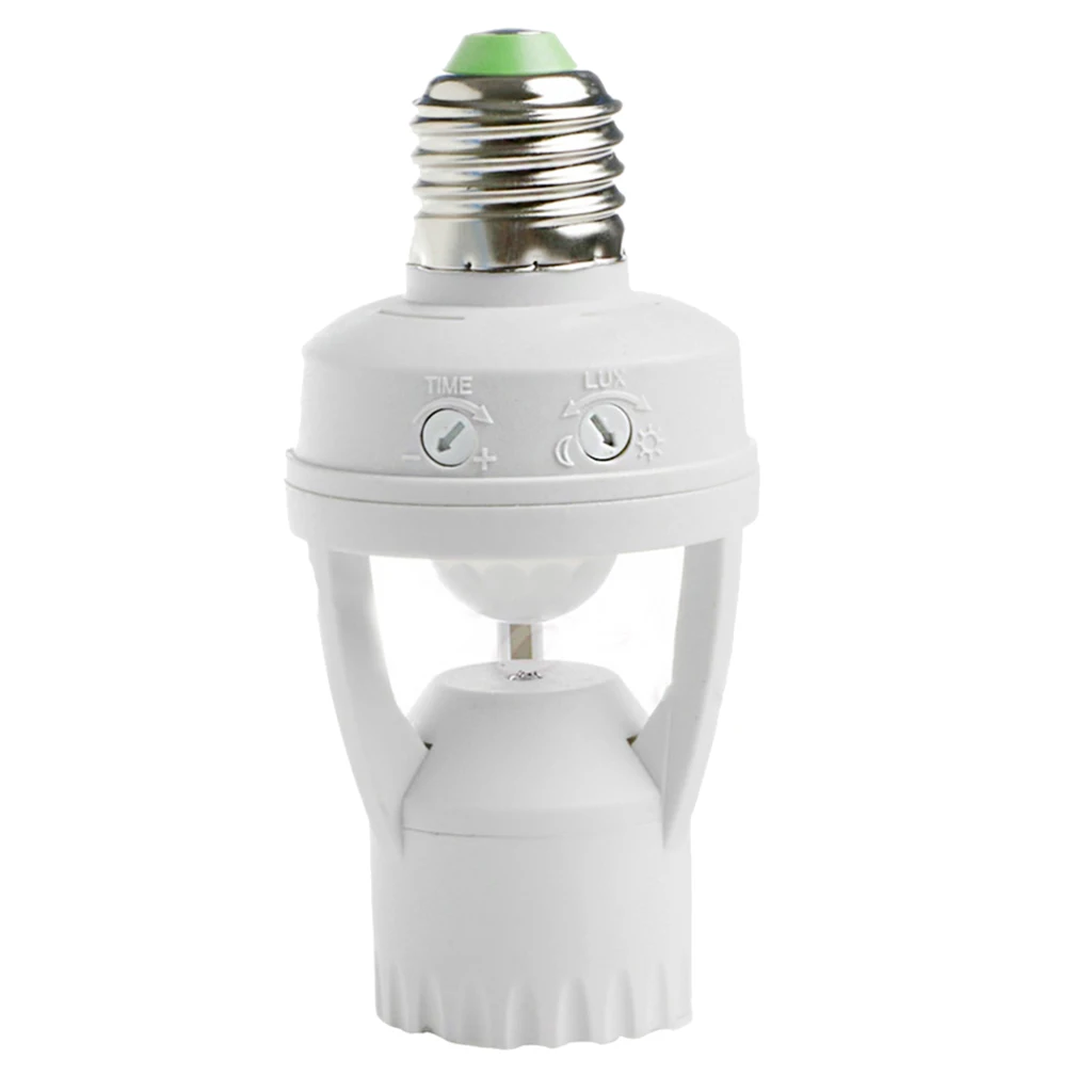 E27 LED Lamp Bulb Light Holder Switch Socket Infrared PIR Motion Sensor AC 110V-240V
E27 LED Lamp Bulb Light Holder Switch Socket Infrared PIR Motion Sensor AC 110V-240V