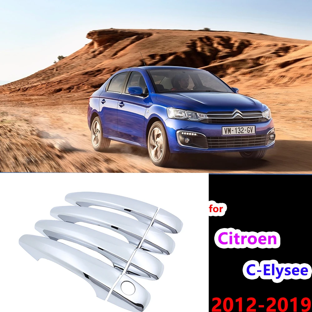 Хромированная накладка на дверную ручку для Citroen C-Elysee 2012 ~ 2019, накладка на крышку, украшение для автомобиля, декоративное оформление
Хромированная накладка на дверную ручку для Citroen C-Elysee 2012 ~ 2019, накладка на крышку, украшение для автомобиля, декоративное оформление
