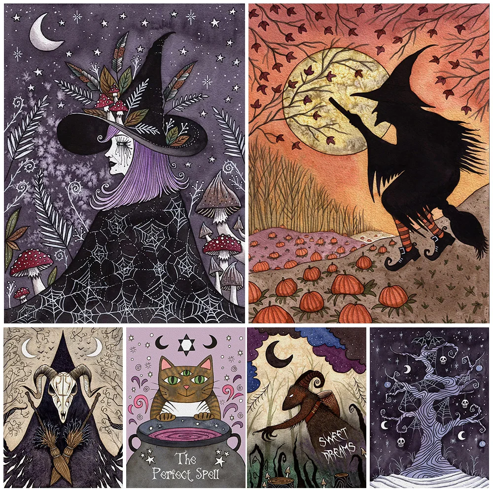 Krampus Monster In Folklore And Salem Witch House Art Print Poster And Print Ghost Wicca Cat Element Canvas Painting Unframed
Krampus Monster In Folklore And Salem Witch House Art Print Poster And Print Ghost Wicca Cat Element Canvas Painting Unframed