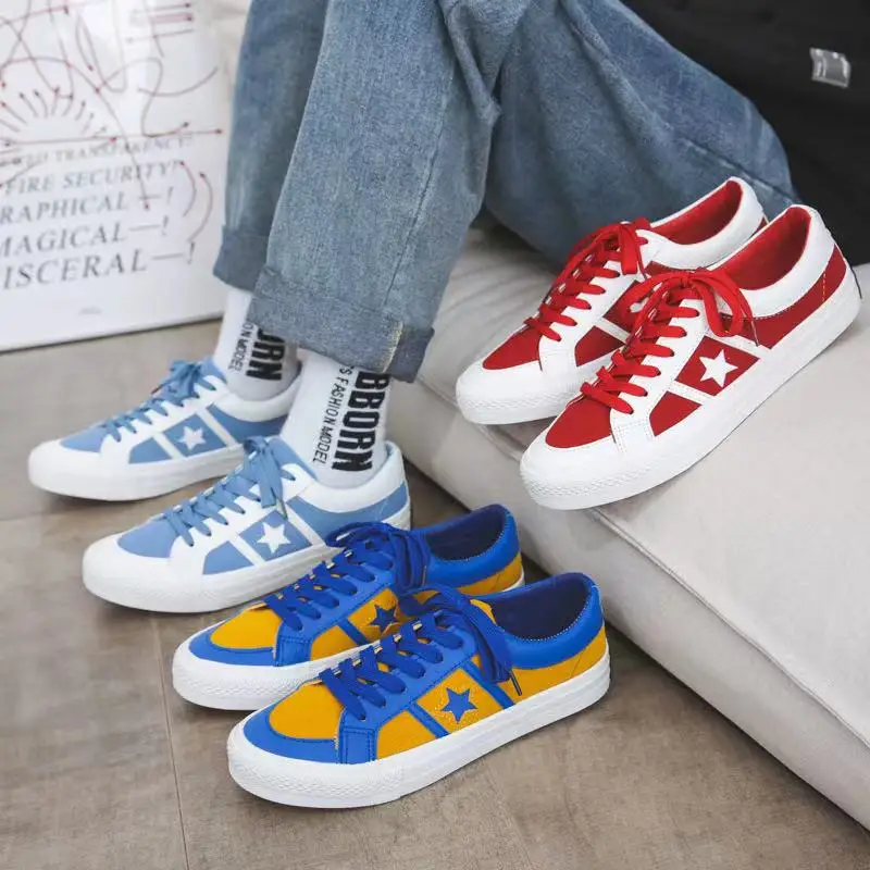Spring New Lightweight And Breathable Couple Canvas Shoes Comfortable Men's Shoes Stars Low-Top Trendy Shoes Wild Casual Shoes
Spring New Lightweight And Breathable Couple Canvas Shoes Comfortable Men's Shoes Stars Low-Top Trendy Shoes Wild Casual Shoes