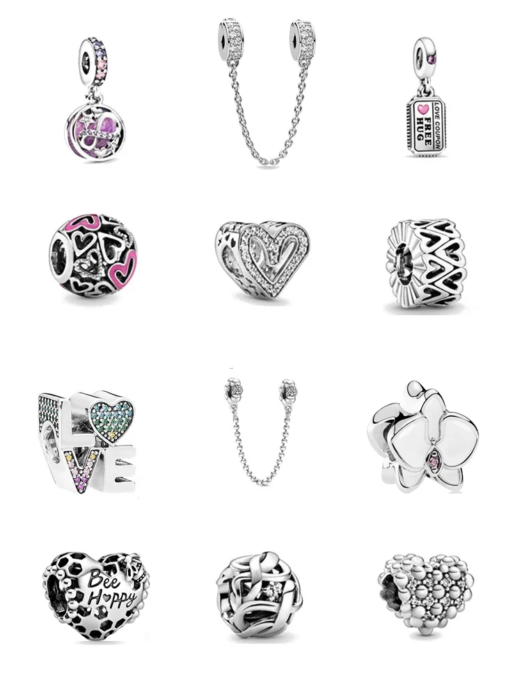 New Fit Original Pandora Charms Bracelet Silver Color Infinity Hearts Stars Love Couple Bead Jewelry DIY Making Berloque Selling
New Fit Original Pandora Charms Bracelet Silver Color Infinity Hearts Stars Love Couple Bead Jewelry DIY Making Berloque Selling