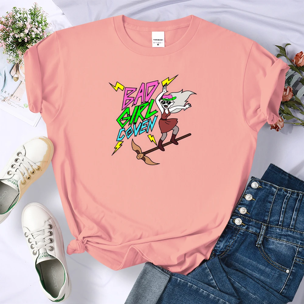 Bad Girl Coven Printing Tshirt Woman Spring Summer New Tees Shirts Casual Loose Cotton T Shirt Crewneck Fashion Woman T-shirts
Bad Girl Coven Printing Tshirt Woman Spring Summer New Tees Shirts Casual Loose Cotton T Shirt Crewneck Fashion Woman T-shirts
