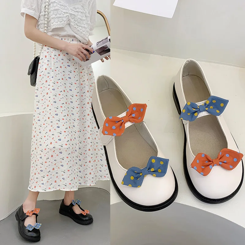 Женские туфли с бантом, на низком каблуке, кожаные туфли на плоской подошве, Повседневные Туфли Мэри Джейн в Корейском стиле ретро, лето 2021
Женские туфли с бантом, на низком каблуке, кожаные туфли на плоской подошве, Повседневные Туфли Мэри Джейн в Корейском стиле ретро, лето 2021