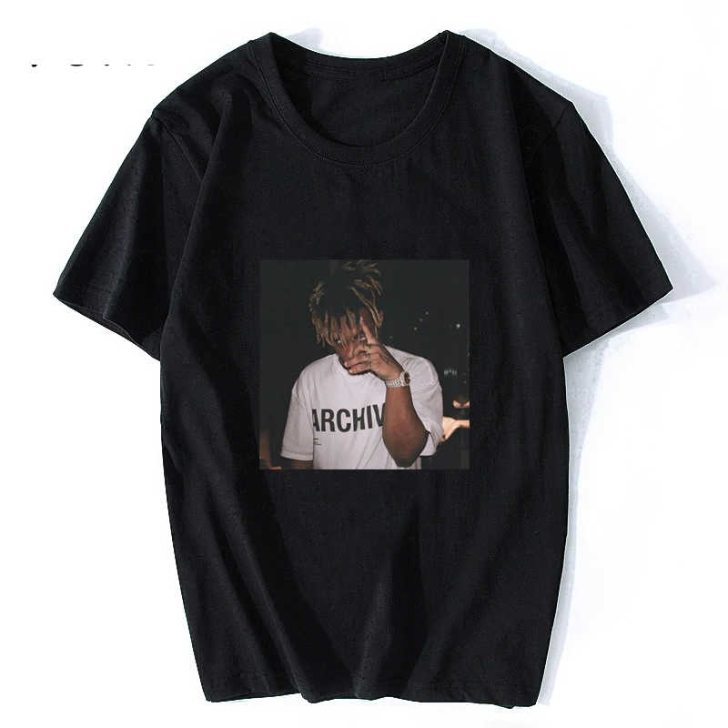 

Juice Wrld Black TShirt Men Gothic Rip T-Shirt Hiphop Xxxtentacion 999 Oversize Streetwear Harajuku Rest In Peace Legend T Shirt