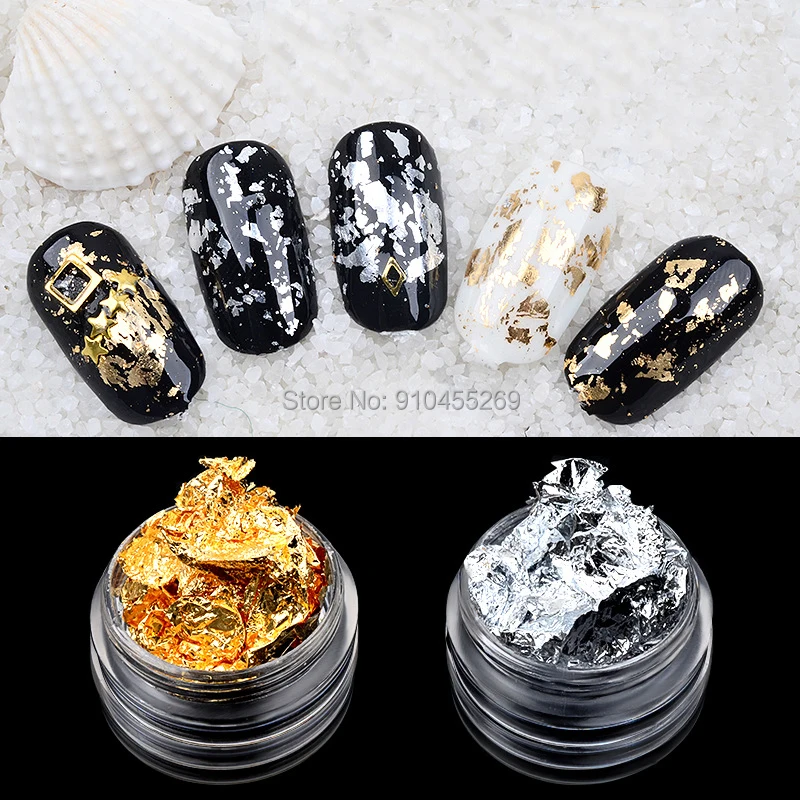 Nail art gold and silver tin foil paper DIY nail decoration supplies ultra-thin gold paper printing paper tin foil stickers
Nail art gold and silver tin foil paper DIY nail decoration supplies ultra-thin gold paper printing paper tin foil stickers