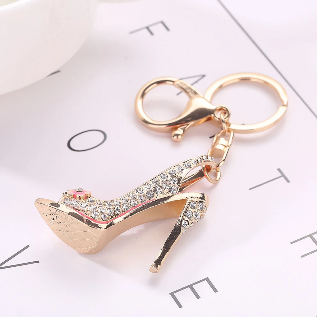High Heel Shoe Keychain Rhinestone Crystal Purse Car Key Chain Bag Decorative Alloy Keyring
High Heel Shoe Keychain Rhinestone Crystal Purse Car Key Chain Bag Decorative Alloy Keyring