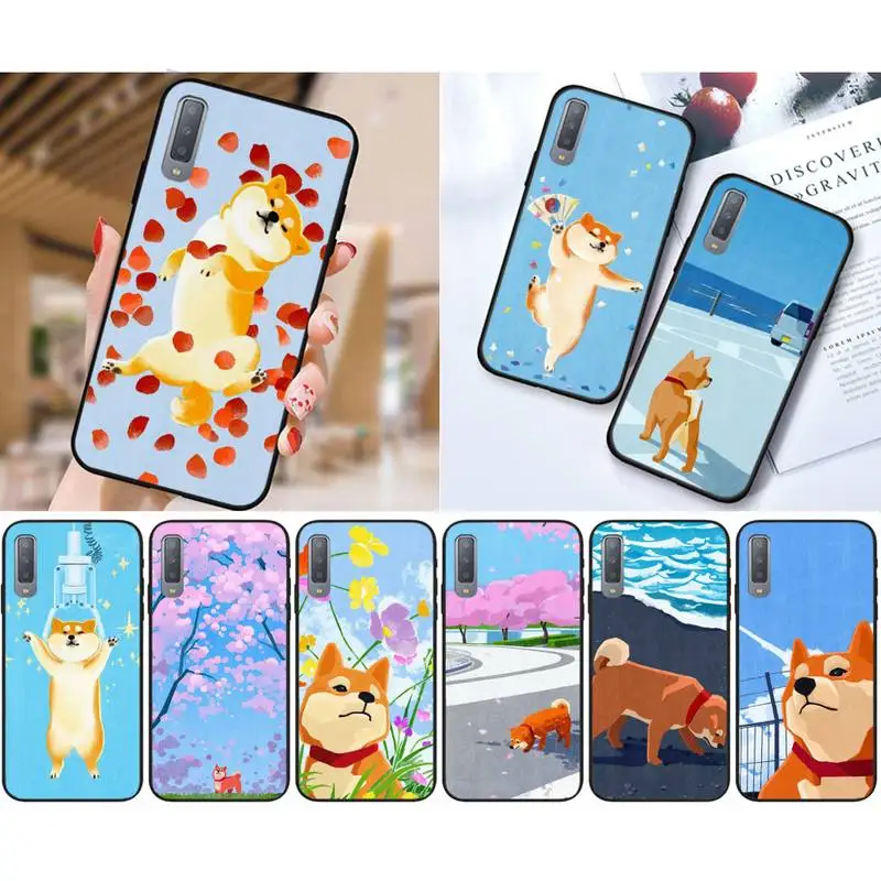 JHTAO симпатичный Шиба ину потерянный Роскошный чехол для телефона Samsung Galaxy S10 20 Note10