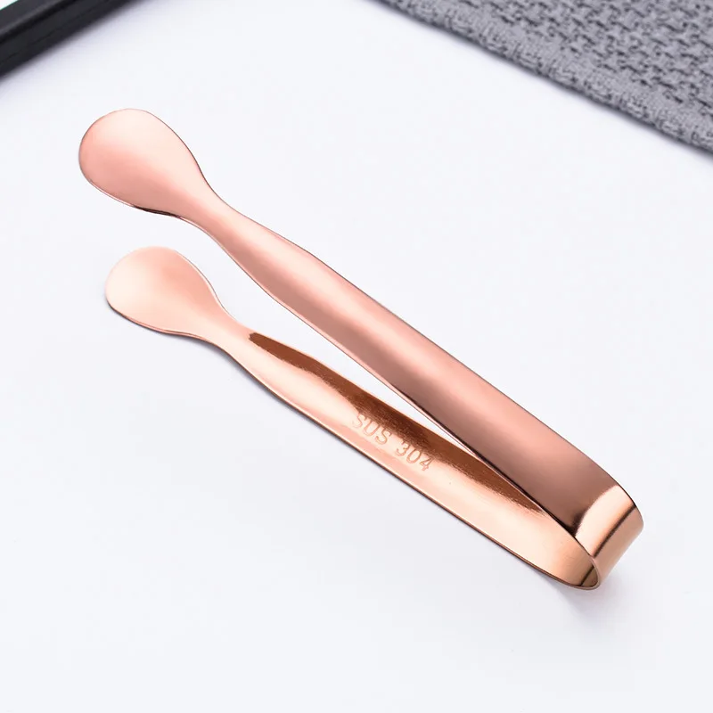 High Quality 304 Stainless Steel Sugar Cube Clip Small Gold Ice Clip Tong Kitchen Coffee Accessories
High Quality 304 Stainless Steel Sugar Cube Clip Small Gold Ice Clip Tong Kitchen Coffee Accessories