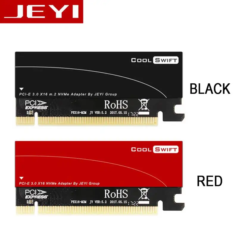 JEYI PCIe M2 Adapter M Key M2 SSD NVMe to PCIe SSD 2280 Adapter NGFF M.2 PCI-e X16 Converter Card with Dissipate Heat Box
JEYI PCIe M2 Adapter M Key M2 SSD NVMe to PCIe SSD 2280 Adapter NGFF M.2 PCI-e X16 Converter Card with Dissipate Heat Box