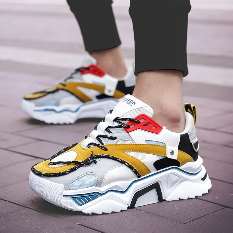 2021 New Men Platform Fashion Shoes Casual Breathable Chunky Sneakers High Quality Trending Mens Trainers Zapatillas De Deporte
2021 New Men Platform Fashion Shoes Casual Breathable Chunky Sneakers High Quality Trending Mens Trainers Zapatillas De Deporte