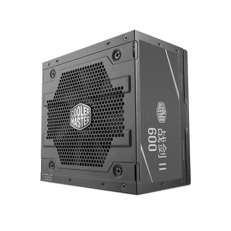 

Блок питания COOLER MASTER для ПК, 600 Вт, тихий тип с контролем температуры, вентилятором, блок питания, подходит для настольных компьютеров, ATX